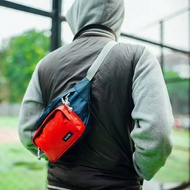 Original Ravre Aviator Red Navy Black Shoulder Bag Waistbag