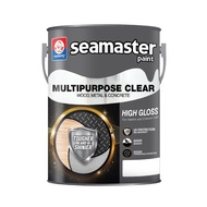 Seamaster Paint Multipurpose Clear High Gloss Finish 2667 Varnish For Wood/Metal/Concrete