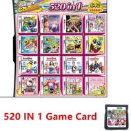 520 Games in 1 Multicart Game Card for NS Switch DS NDS NDSL NDSi 3DS 2DS XL LL