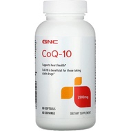 GNC CoQ10 200mg Supplement, Supports Heart Health, 60 Servings JEMO