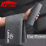 Lexus Car Thickened Towel Wash Cloth Absorbent Non-Linting Non-Fading Is250 CT200h ES250 GS250 IS250 RC200t rx300 rx330 Lengthening Microfiber Car Wash Towel Cleaning Drying Cloth