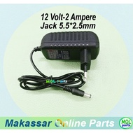 12V 2A CCTV Router Modem Adapter 12 2 Ampere 5.5x2.5VOLT