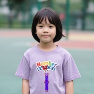Baju Budak Number Blocks Number 6 Vertical T-Shirt Kanak-Kanak Children Kids