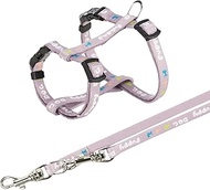 TRIXIE Junior 15344 Puppy Harness with Lead Size S - M: Chest Circumference 23-34 cm/8 mm in Lilac -
