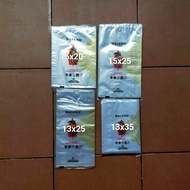 Clear pp plastic, wayang brand, size 15x20-15x25-13x25-13x35, plastic bag