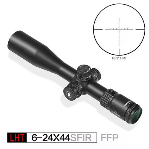 DISCOVERYOPT LHT 6-24X44SFIR MOA-L Ultralight Optics Scopes First Focal Plane Large Field Of View Ri