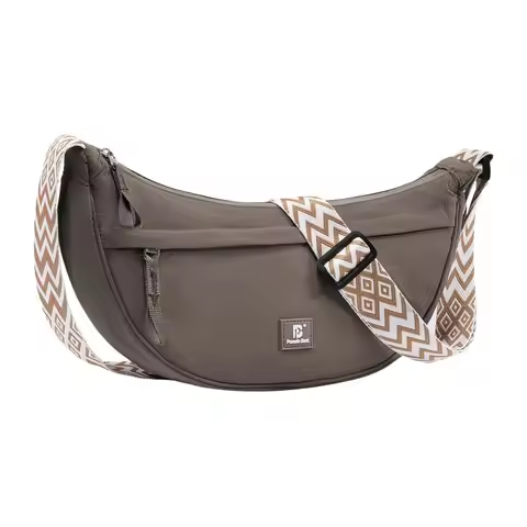 Pomelo Best Half Moon Handbag for Men and Women - Water-Repellent Crossbody Moon Bag - Lightweight S
