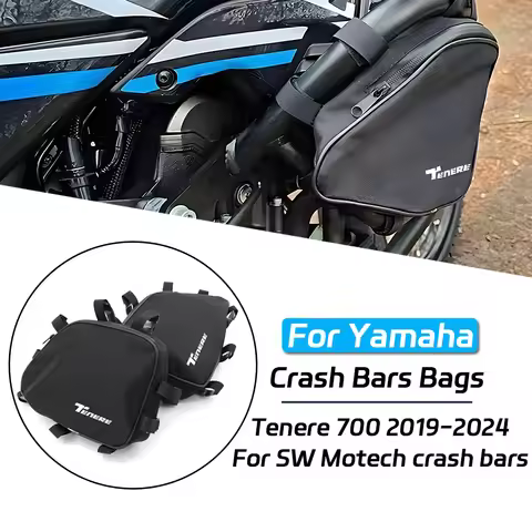 Tenere700 Crash Bars Bags Original Bumper Bag Frame Crash Bars Bags For Yamaha Tenere 700 2019-2024 