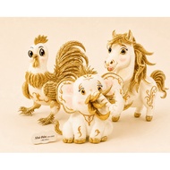 Nine Ivory ELEPHANT, Nine Spur CHICKEN, Nine Hong mao HORSE chibi version