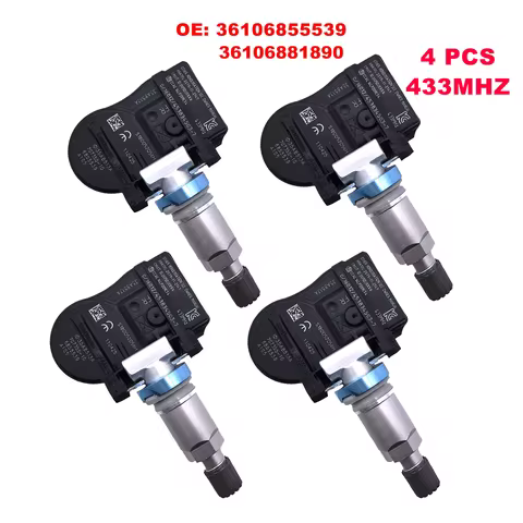 4PCS 433MHz TPMS Sensor for BMW F20 F30 F32 F15 X1 X5 X6 Mini Cooper 36106855539 36106881890