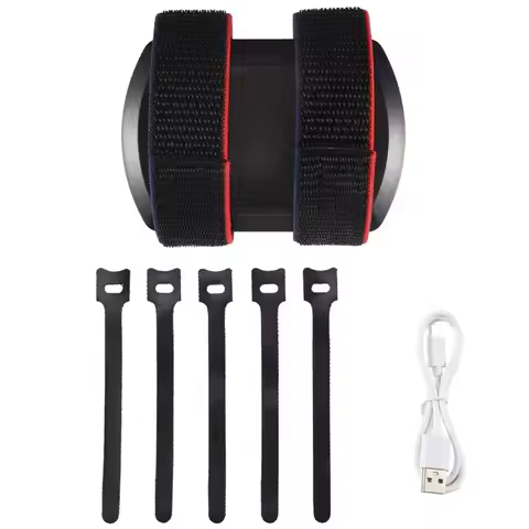 A12E-VR Power Bank Fixing Bracket Battery Strap For Oculus Quest 2 Adjustable Head Strap Battery Fix