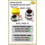HPSP WAVE125 RACING BLOCK KIT 4VALVE 65MM 66MM 68MM BODY LONG