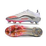 F50 Elite Messi SG knitted outdoor Anti-slip and Wear-resistant Nail Football match Shoes men's snea