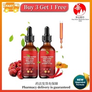 Cayenne Pepper Hawthorn Beet Root Turmeric Vitamin K2+D3 Liquid Drops 60ml-sg
