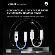 [ans] - JCALLY JM12 DAC KTO2H20 Chip DAC Type C to 3.5mm Adapter Silver Plated Cable