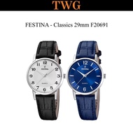 F20691 - Festina Ladies Leather Strap Watch F20691/1 / F20691/4 Quartz Watch