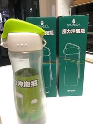 中信金股東會紀念品 NAKAMURA 魔力沖泡瓶 304不鏽鋼濾網 鈉鈣玻璃壺 500ml