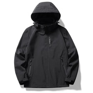 6266 Jacket Single-Layer Hooded Solid Color Waterproof Women's Thin Style Single-Chong Windproof Jac