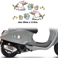 For Vespa Honda Giorno125  Giorno 125 Yadea Motorcycle Stickers Electric Car Stickers Modified Acces
