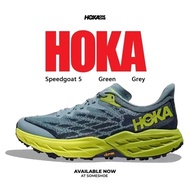 Hoka Speedgoat 5 Green Grey For Men Running Shoes