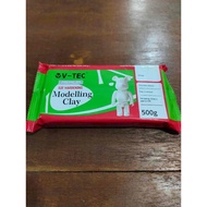 White clay for crafts, 500 gram clay, modeling clay