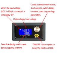 DC 5-30V 5A 35W 4A 25W LED Digital Battery Capacity Tester Voltmeter Ammeter Power Meter Constant Cu