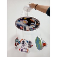 Astronaut planet ceiling light, astronaut planet sticker ceiling light