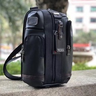 TAS TUMI ALPHA BRAVO SARATOGA BAG PRIA SELEMPANG ORIGINAL LEATHER