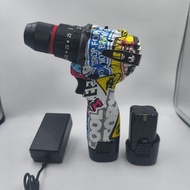 Colorful Brushless Small Steel Cannon High-Power Lithium Electric Hand Drill Rechargeable Household 