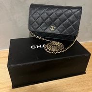 chanel 經典荔枝皮woc