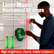 Professional Laser Level Precision Bubble Vertical Line 2 Lines High Infrared Horizontal Line Level 
