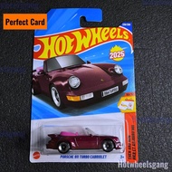 Hot Wheels Porsche 911 Turbo Cabriolet 964 Turbo Short Card 2025 First Edition hotwheels Porsche The