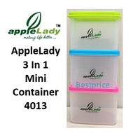💯👍AppleLady 3 In 1 Mini Container 4013