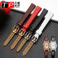 Suitable for Ajidou AJIDOU Time Seal/Fossil/Jurishi Watch Strap Ladies Small Size Leather Bracelet