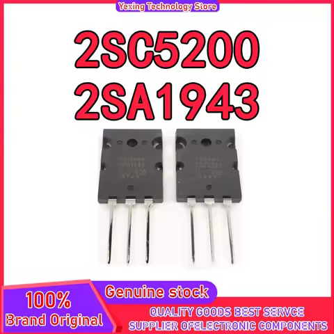 2SC5200 2SA1943 Japan Amplifier Transistor A1943 C5200 2SC5200-O 2SA1943-O