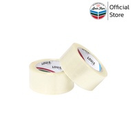 LOUIS TAPE เทปโอพีพี เทปปิดกล่อง OPP Tape (P85) 2 นิ้ว x 100 หลา สีใส กาวสังเคราะห์ (36 ม้วน/ลัง) ออ