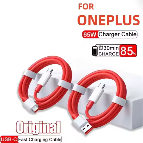 PD 65W SuperVOOC USB Type C Fast Charger Cable For OnePlus Ace 12 11 10T 9 8T 7T Pro USB-C Warp Dash