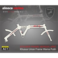 Seli aleoca Folding Bike frame sticker