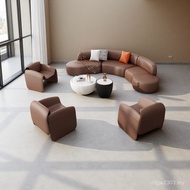 Lobby Reception Club Guest Sales Lobby Sofa Hotel Combination Sofa VIP Arc Negotiation Club Lobby Ar