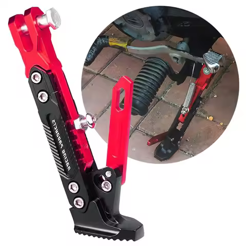 Universial Motorcycle Parking Kick Stand Cnc Aluminum Adjustable For Yamaha R3 Accesorios Zx9r Tener