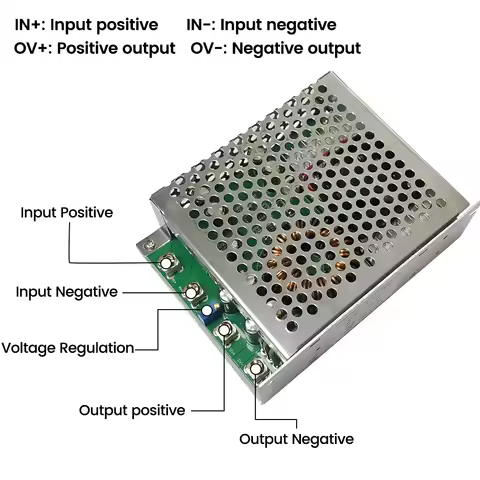 1000W 50A Step Down Module DC 25V-90V to DC 2.5V-50V Buck Converter Wide Voltage Stabilizer Power Su