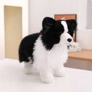Border Collie Stuffed Animal Lifelike Border Collie Stuffed Animal Stuffed Animal Dog Huggable Stuff