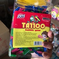 Gum with tattoo (bottle of 100)