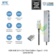 NYK V10 USB HUB 7 Port High Speed USB 3.0 Multi Port High Speed Fast Data Transfer