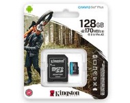 金士頓記憶卡 Kingston Canvas GO! Plus microSD卡 128G