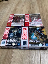 Robot 魂 012 gnr-101a / 017 gnx-704t sp / 273 rgm-79n / 286 rgm-79q