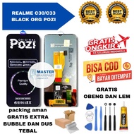 Lcd Touchscreen REALME C30 Original C33/ Free Glue + Screwdriver Original Pozi/