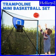 [Hellery2] Trampoline Basketball Hoop Basketball Stand Basketball Goal Heavy Duty for Dipping Trampoline Attachment Accessories for Kids Adults