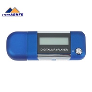 Mp3 Player 4GB U Disk Music Player Supports Replaceable AAA Battery, Recording (Blue)