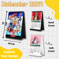 Calendar/desk Calendar 2024 anime ONE PIECE RED/Custom Calendar